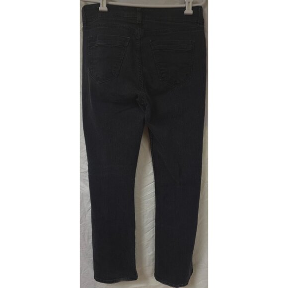 Riders By Lee Jeans Women Size 12L (32x34) Mid Rise Boot Cut Black Denim Jeans - Picture 4 of 15